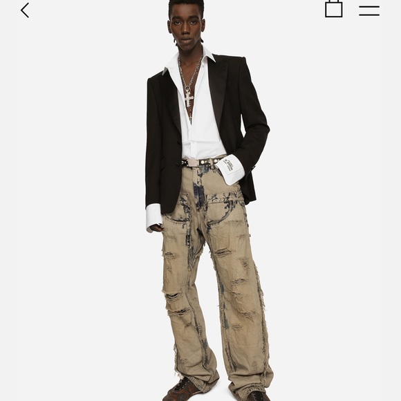 Dolce & Gabbana classic poplin tuxedo shirt - Picture 2 of 13